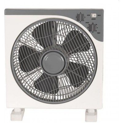 ΑΝΕΜΙΣΤΗΡΑΣ BOX FAN ΤΕΤΡΑΓΩΝΟΣ ΑΣΠΡΟ-ΓΚΡΙ Φ37 45W
