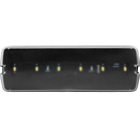 LED Φωτιστικό ασφαλείας 1W 6500K 100lm 239x80mm μαύρο