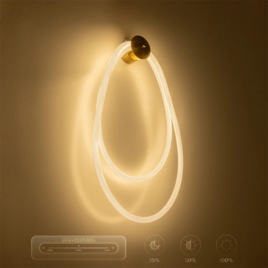 GLOW KLV-101-0170 Φωτιστικό Τοίχου / Απλίκα LED 45W 4500lm 360°
