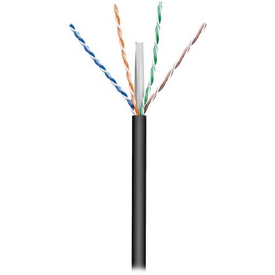Καλώδιο δικτύου CAT 6, U/UTP, μονόκλωνο, σε κουλούρα 100m, ιδανικό για εξωτερική χρήση.