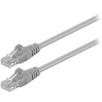 Καλώδιο δικτύου CAT 5e, U/UTP, 1.00m σε γκρι χρώμα.