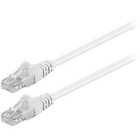Καλώδιο δικτύου CAT 5e, U/UTP, 0.50m σε λευκό χρώμα.