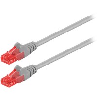 Καλώδιο δικτύου CAT 6, U/UTP, 0.25m σε γκρι χρώμα.