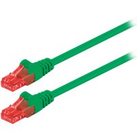 Καλώδιο δικτύου CAT 6, U/UTP, 0.50m σε πράσινο χρώμα.