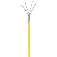 Καλώδιο δικτύου CAT 5e, F/UTP, πολύκλωνο, σε κουλούρα 100m, σε κίτρινο χρώμα.