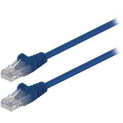 Καλώδιο δικτύου CAT 5e, U/UTP, 2.00m σε μπλε χρώμα.