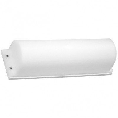 Φωτιστικό τοίχου μακρόστενο ,πλαστικό σε χρώμα λευκό BATH-20A WHITE