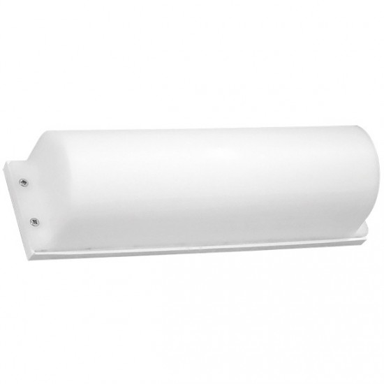 Φωτιστικό τοίχου μακρόστενο ,πλαστικό σε χρώμα λευκό BATH-20A WHITE