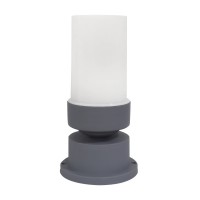 D-06E GREY Δαπέδου/εδάφους H23CM φωτιστικό Ε/27 γκρί