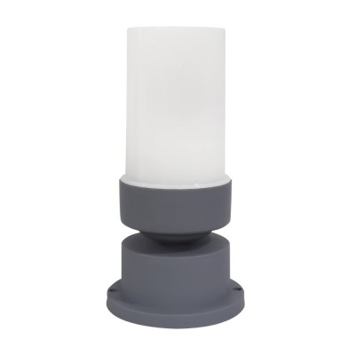D-06E GREY Δαπέδου/εδάφους H23CM φωτιστικό Ε/27 γκρί
