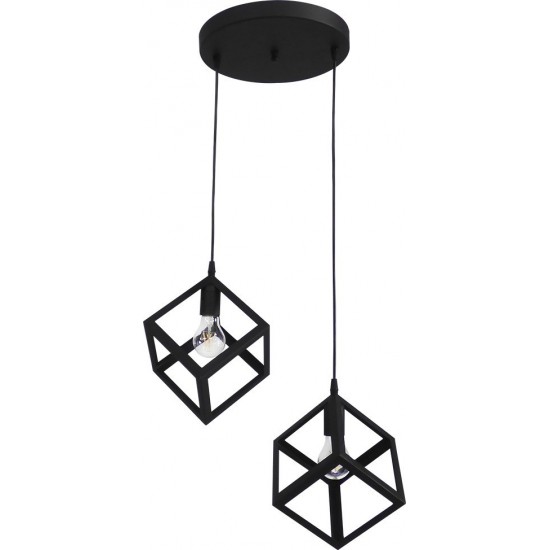 KYVOS/2L BLACK PENDEL 2/L ΚΡΕΜΑΣΤΟ ΜΕΤ.