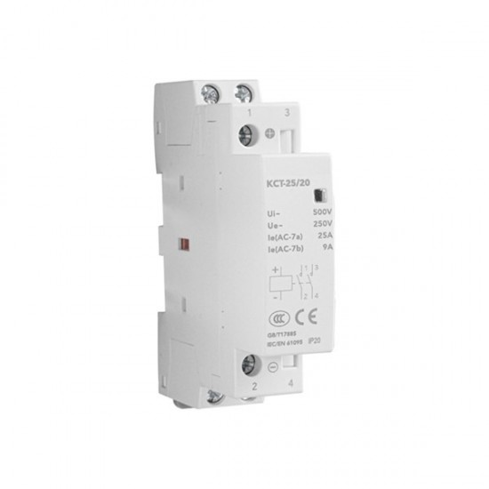 ΡΕΛΕ ΡΑΓΑΣ 25Α 230V 1ΝΟ + 1NC KCT-25