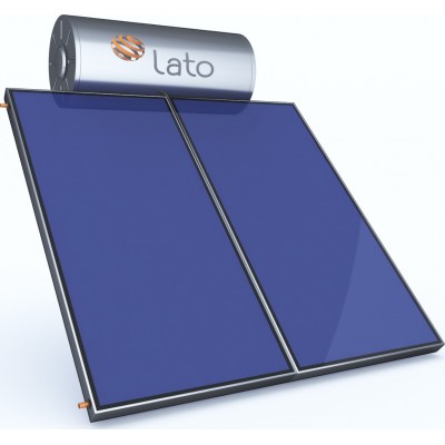 Λατο Ηλιακός Θερμοσίφωνας 150lt/3m² Glass Διπλής Ενέργειας με Επιλεκτικούς Συλλέκτες