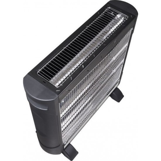 Ηλεκτρική θερμάστρα χαλαζία 2750W, με 5 θερμαντικές λάμπες και θέρμανση 2 κατευθύνσεων LIFE HEAT WAVE