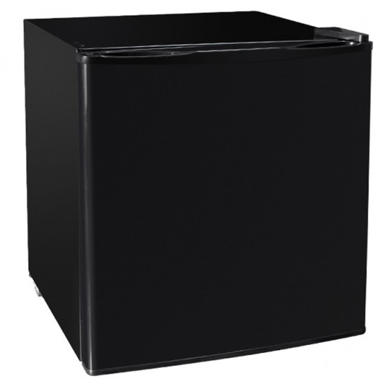 Ψυγείο Mini Bar 41L με εσωτερικό φωτισμό LED, ενεργειακής κλάσης E, σε μαύρο χρώμα.