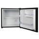 Ψυγείο Mini Bar 41L με εσωτερικό φωτισμό LED, ενεργειακής κλάσης E, σε μαύρο χρώμα.