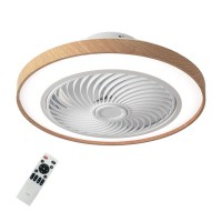 Ανεμιστήρας οροφής DC 19" με LED φωτιστικό και τηλεχειριστήριο, 32W