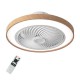 Ανεμιστήρας οροφής DC 19" με LED φωτιστικό και τηλεχειριστήριο, 32W