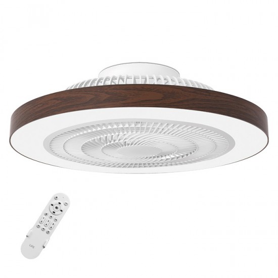 Ανεμιστήρας οροφής DC 19” με LED φωτιστικό και τηλεχειριστήριο, 20W