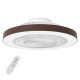 Ανεμιστήρας οροφής DC 19” με LED φωτιστικό και τηλεχειριστήριο, 20W