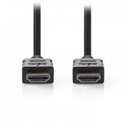 Καλώδιο High Speed HDMI with Ethernet, HDMI αρσ. - HDMI αρσ., 15m NEDIS CVGT34000BK150 