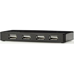 USB 2.0 Hub 7 θυρών με τροφοδοτικό, σε μαύρο χρώμα NEDIS UHUBU2730BK
