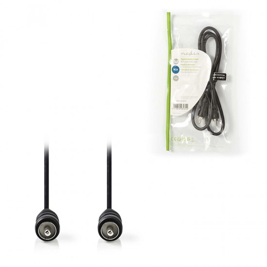 Καλώδιο ήχου, RCA αρσ. - RCA αρσ., 1.00m NEDIS CAGP24170BK10