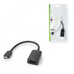 Μετατροπέας USB 3.2 Gen 1x1 Type-C αρσ. - HDMI θηλ., 0.20m NEDIS CCGP64652BK02 