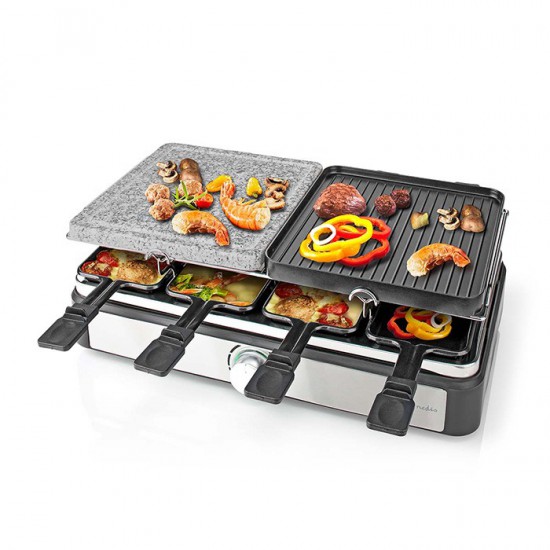Ηλεκτρική ψηστιέρα raclette 8 ατόμων, 1400W