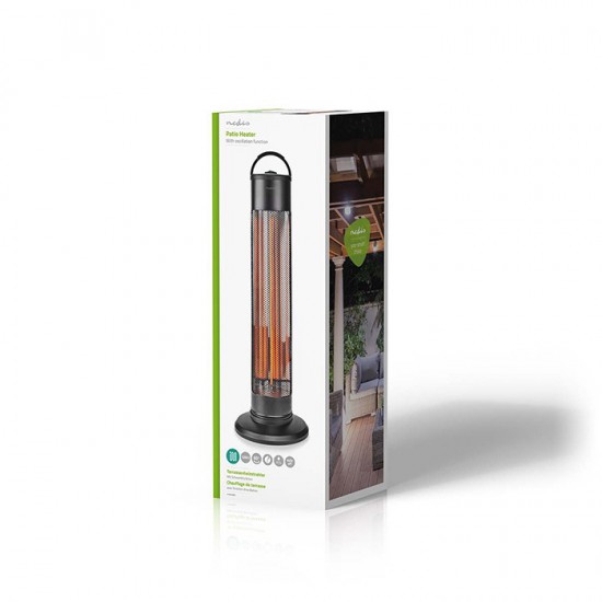 Επιδαπέδια ηλεκτρική θερμάστρα με carbon tube στήλη, 1200W