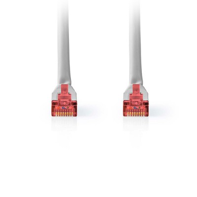 Καλώδιο δικτύου CAT 6, S/FTP, 30m σε γκρι χρώμα.