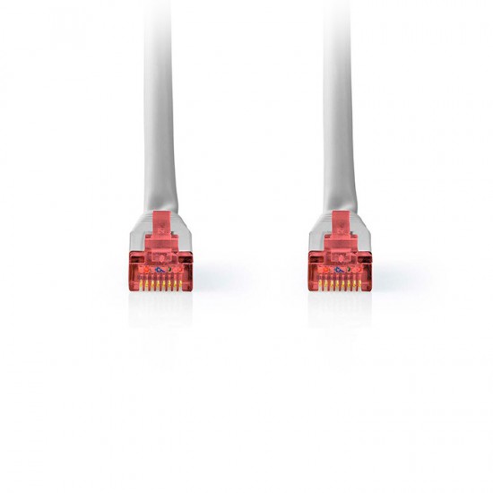 Καλώδιο δικτύου CAT 6, S/FTP, 30m σε γκρι χρώμα.