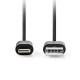 Καλώδιο USB High-Speed A αρσ. – Lightning, 2.00m, σε μαύρο χρώμα
