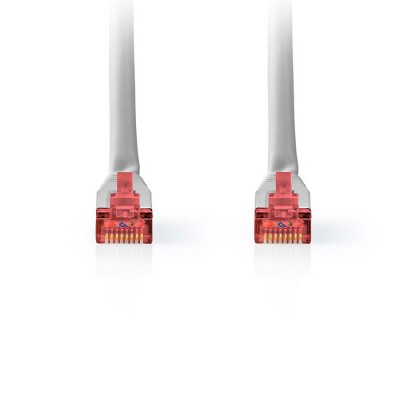 Καλώδιο δικτύου CAT 6, S/FTP, 5.00m σε γκρι χρώμα.