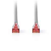 Καλώδιο δικτύου CAT 6, S/FTP, 3.00m σε γκρι χρώμα.