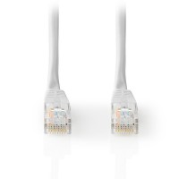 Καλώδιο δικτύου CAT 5e, U/UTP, 3.00m σε άσπρο χρώμα.