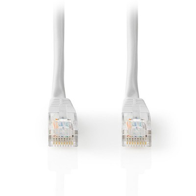 Καλώδιο δικτύου CAT 5e, U/UTP, 3.00m σε άσπρο χρώμα.