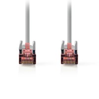 Καλώδιο δικτύου CAT 6, S/FTP, 15m σε γκρι χρώμα.