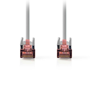Καλώδιο δικτύου CAT 6, S/FTP, 5.00m σε γκρι χρώμα.