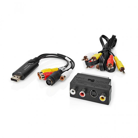 Μετατροπέας RCA/S-Video σε USB 2.0 NEDIS