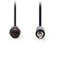 Καλώδιο DIN 5-Pin αρσ. - 3,5mm Stereo αρσ, 2.00m.