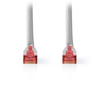 Καλώδιο δικτύου CAT 6, S/FTP, 1.00m σε γκρι χρώμα.