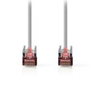 Καλώδιο δικτύου CAT 6, S/FTP, 10m σε γκρι χρώμα.