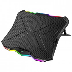 Notebook Cooler RGB για laptop έως και 17.3" NOD VORTEX RGB