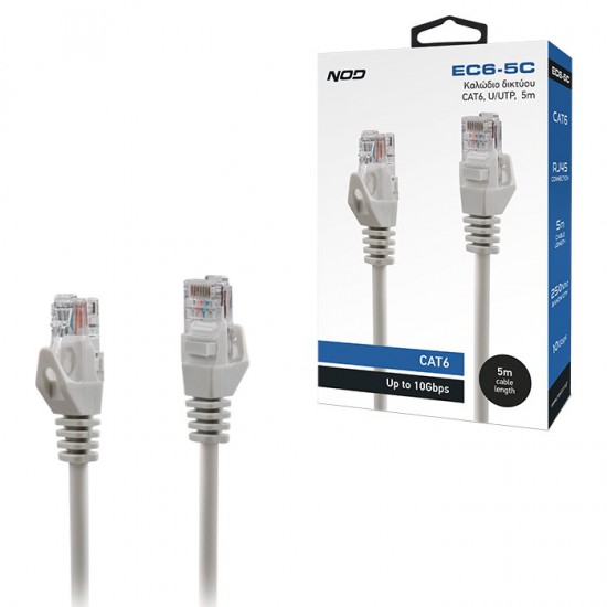 Καλώδιο δικτύου CAT6, U/UTP, 5m.