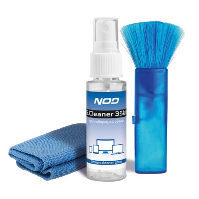 3-σε-1 σετ καθαρισμού οθονών, 35ml NOD S.CLEANER 35KIT