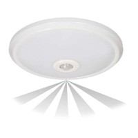 ΦΩΤΙΣΤΙΚΟ LED ΣΤΡΟΓΓΥΛΟ ΛΕΥΚΟ Φ290/67 ΜΕ ΑΝΙΧΝΕΥΤΗ ΚΙΝΗΣΗΣ 16W 4000K ORNO