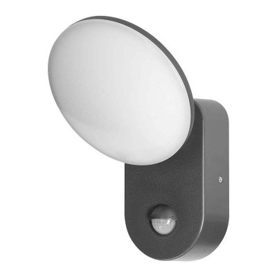 6206 ΦΩΤΙΣΤΙΚΟ LED ΕΞΩΤΕΡΙΚΟ ΕΠΙΤΟΙΧΟ ΜΕ ΑΝΙΧΝΕΥΤΗ ΚΙΝΗΣΗΣ 171/160/80 ΓΚΡΙ 15W 4000K IP65