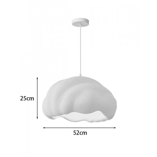 Φωτιστικό οροφής led Vomber pakoworld E27 ps λευκό Φ52x28εκ