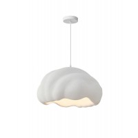 Φωτιστικό οροφής led Vomber pakoworld E27 ps λευκό Φ52x28εκ